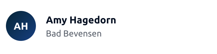 Amy Hagedorn, Bad Bevensen