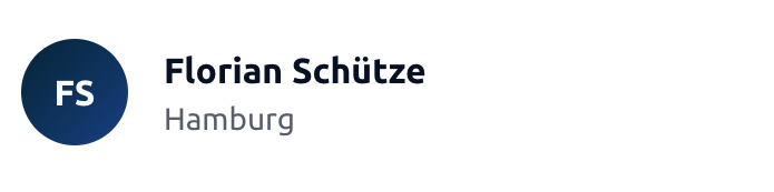 Florian Schütze, Hamburg